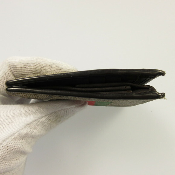 Gucci GG Supreme WEB Bifold Wallet - Picture 5 of 13
